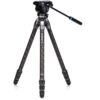 Benro Tortoise Carbon Tripod w/ S4PRO Videokop 24C Leveli...