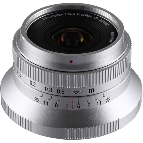 Laowa 15mm F/5 Cookie FF Silver Sony FE (Auto Aperture)