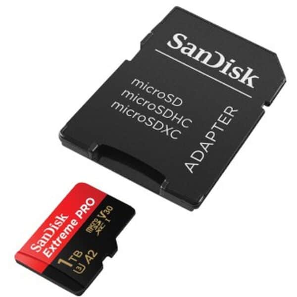 SanDisk microSDXC 1TB Extreme Pro 200-140 MB/s A2 C10 V30 UHS-I U3