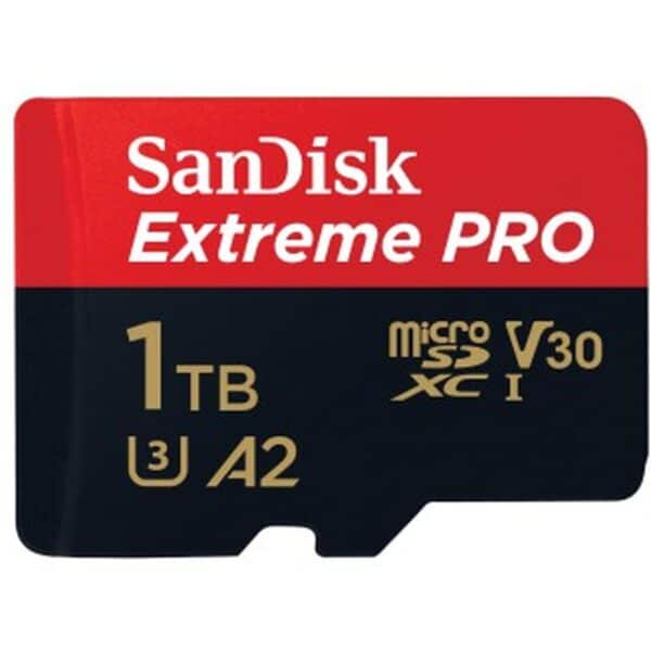 SanDisk microSDXC 1TB Extreme Pro 200-140 MB/s A2 C10 V30 UHS-I U3