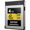 Lexar CFexpress Pro Type B Gold 4.0 Series 4TB - R3600/W3...