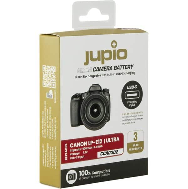 Jupio LP-E12 *ULTRA C* (USB-C input) 900mAh