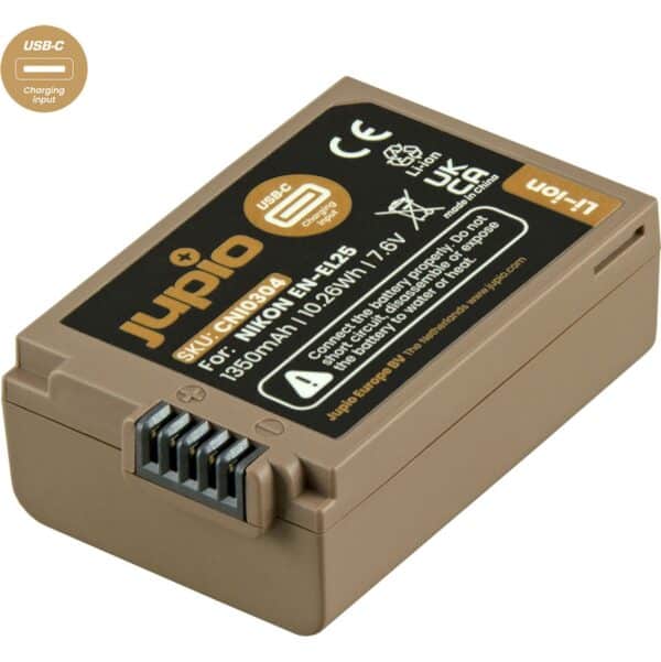 Jupio EN-EL25 *ULTRA C* (USB-C input) 1350mAh