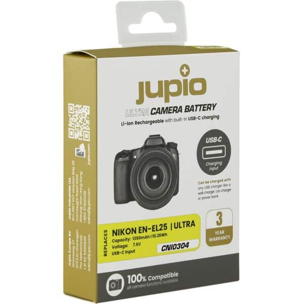 Jupio EN-EL25 *ULTRA C* (USB-C input) 1350mAh