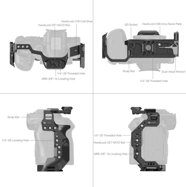 SmallRig 4159 Cage For Canon EOS R6 MkII