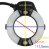 Kenro TTL Macro Ringflitser KFL201C For Canon
