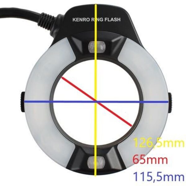 Kenro TTL Macro Ringflitser KFL201C For Canon