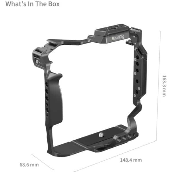 SmallRig 5147 Cage Panasonic LUMIX S1R II/S5II/S5 Iix/G9II w/DMW-BG Battery Grip