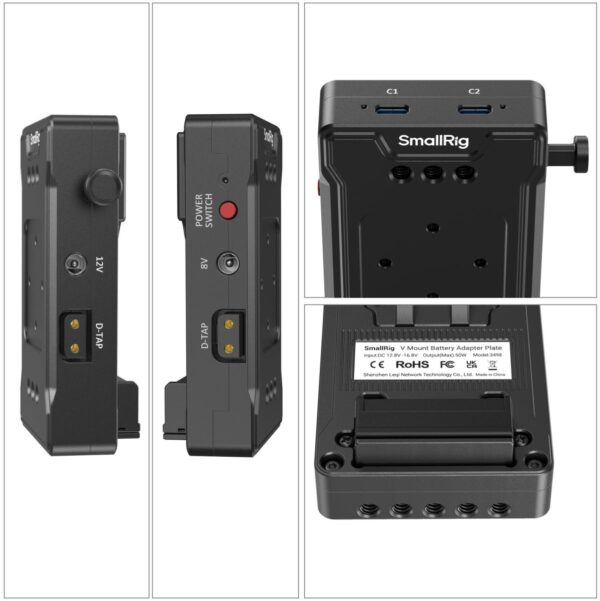 SmallRig 3498B V Mount Battery Adapter Plate (Basic Versi...