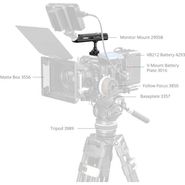 SmallRig 4152 Rotating Top Handle w/ Nato Clamp