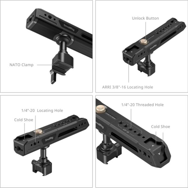 SmallRig 4152 Rotating Top Handle w/ Nato Clamp