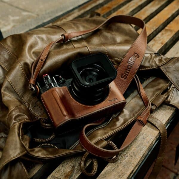 SmallRig 5268 Leather Case Kit For Fujifilm GFX100RF (Brown)