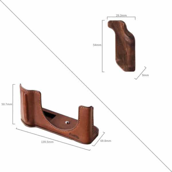 SmallRig 5268 Leather Case Kit For Fujifilm GFX100RF (Brown)