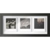 Studio Triple Photo Frame - Black