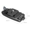 SmallRig 5053 Camera Clip w/ Quick Release Mount Plate Kit