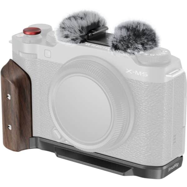 SmallRig 5260 L-Shape Mount Plate w/ Wooden Handle For Fu...