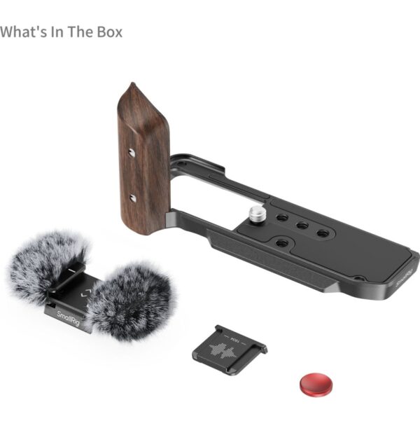 SmallRig 5260 L-Shape Mount Plate w/ Wooden Handle For Fu...