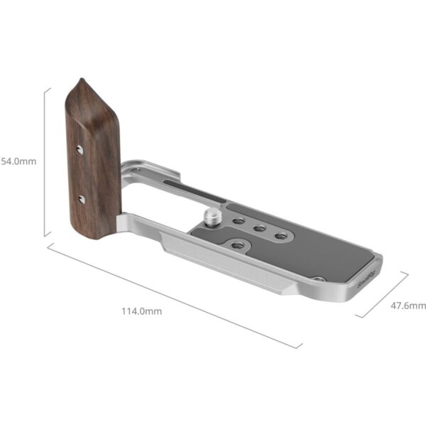 SmallRig 5261 L-Shape Mount Plate w/ Wooden Handle For Fu...