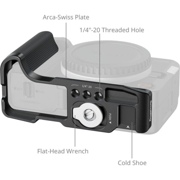 SmallRig 5429 L-Shaped Mount Plate w/ Handle For Canon EO...