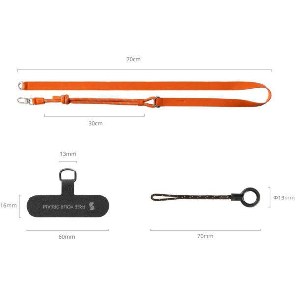 SmallRig 5300 Filmov Phone Shoulder Strap (Orange)