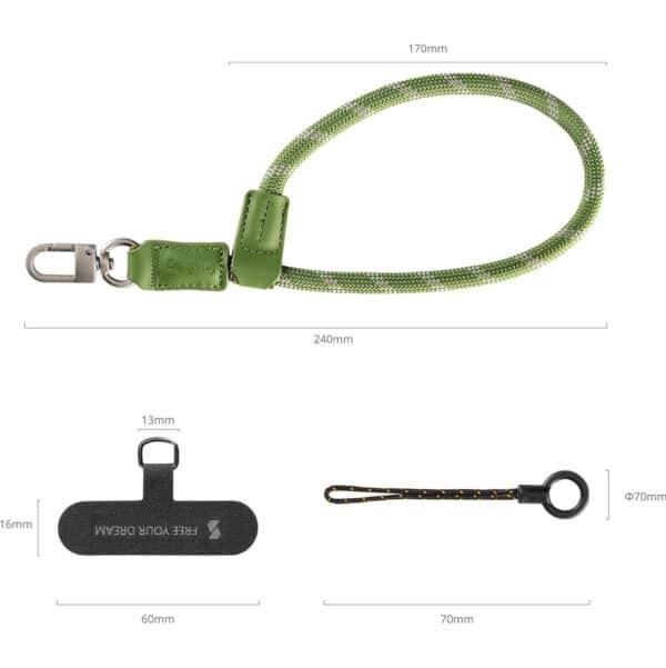 SmallRig 5303 Filmov Phone Wrist Strap (Green)