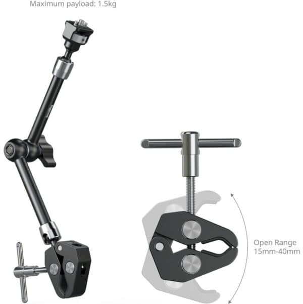 SmallRig 5311 Magic Arm w/ Crab-Shaped Clamp (11)