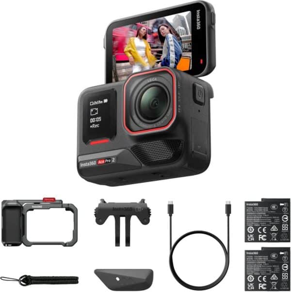 Insta360 Ace Pro 2 Dual Battery Xplorer Bundle (Dark Grey...