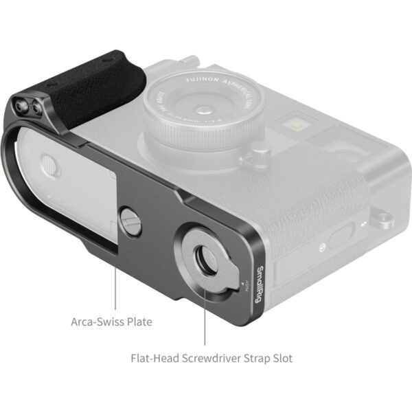 SmallRig 5217 L-Shaped Mount Plate w/ Silicone Handle For...