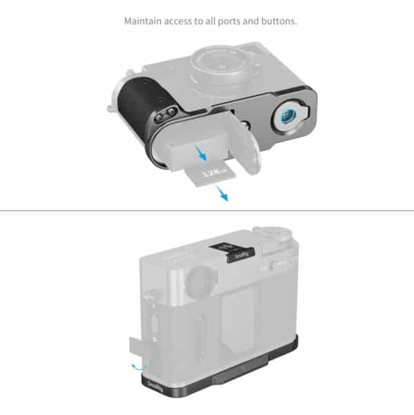 SmallRig 5217 L-Shaped Mount Plate w/ Silicone Handle For...