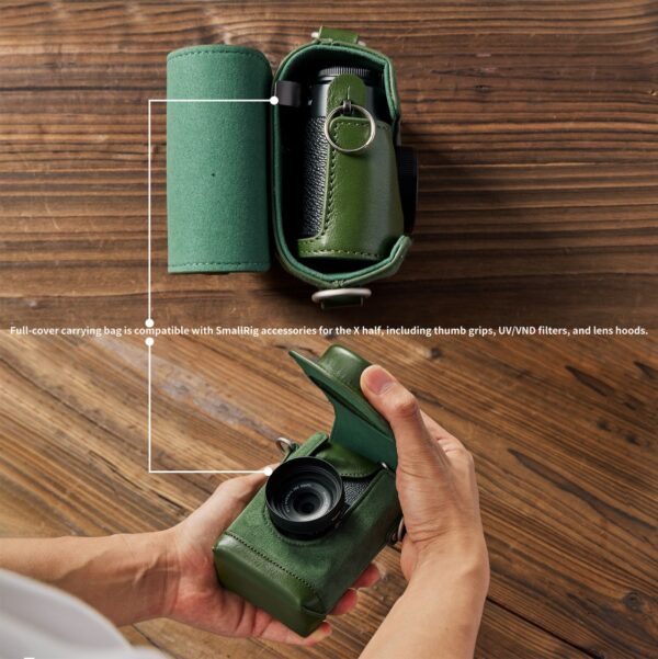 SmallRig 5220 Leather Case Kit For Fujifilm X Half (Green)
