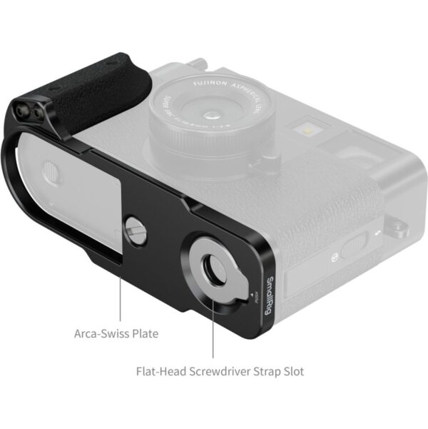 SmallRig 5332 L-Shaped Mount Plate w/ Silicone Handle For...