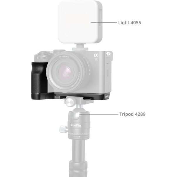 SmallRig 4797B L-Shape Mount Plate w/ Silicone Handle For...