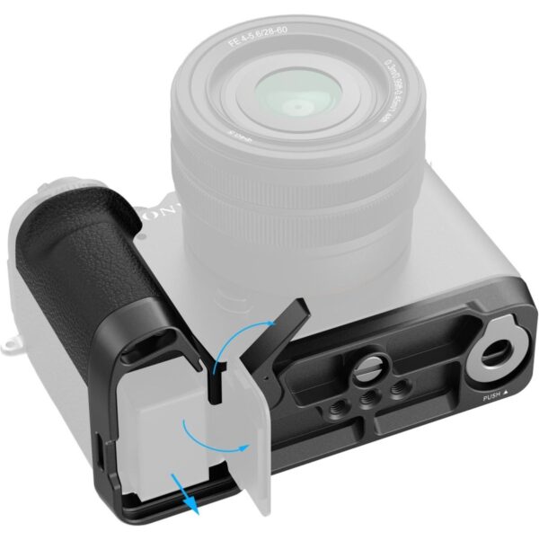 SmallRig 4797B L-Shape Mount Plate w/ Silicone Handle For...