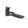 SmallRig 4797B L-Shape Mount Plate w/ Silicone Handle For...