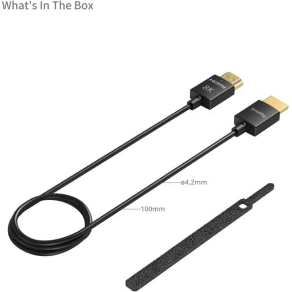 SmallRig 5086 8K HDMI Data Cable (A To A) (100cm)