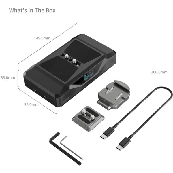 SmallRig 5248 CB75 Camera Base Battery Kit