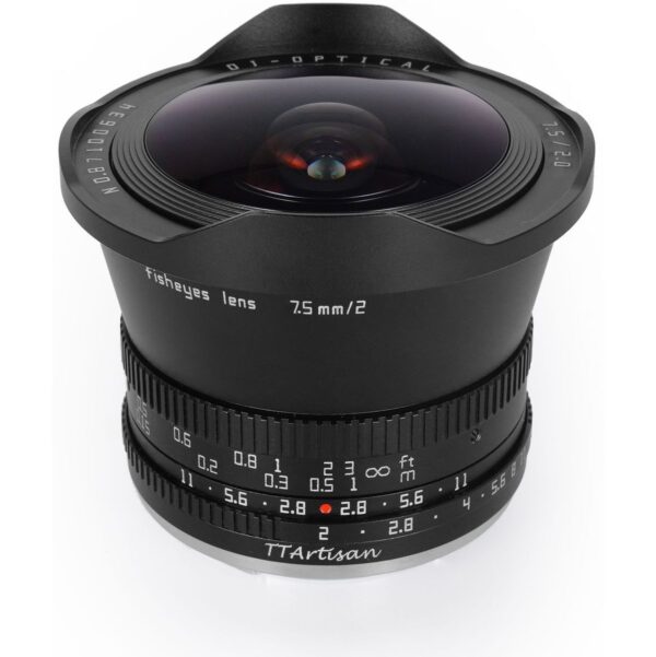 TTArtisan 7.5mm f/2.0 Sony E-Mount | APS-C Black