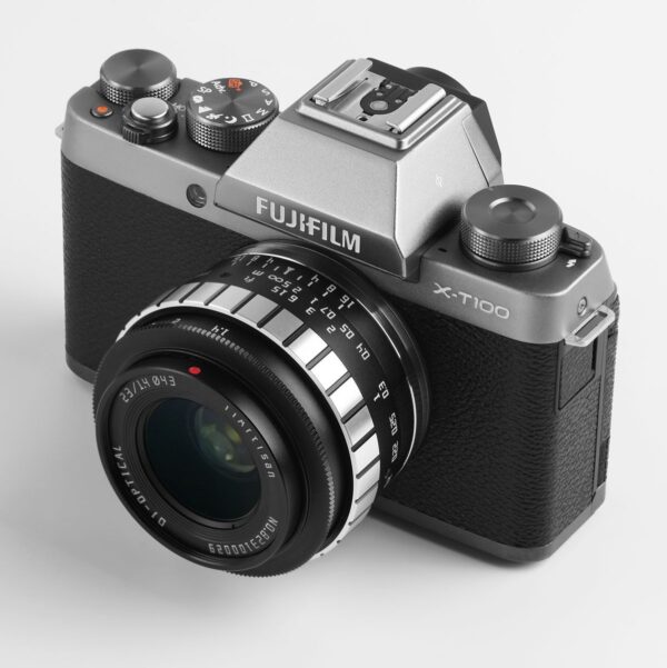 TTArtisan 23mm f/1.4 Fujifilm X-Mount | APS-C Black/Silver