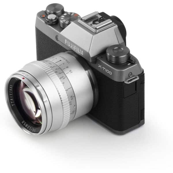 TTArtisan 50mm f/1.2 Fujifilm X-Mount | APS-C Silver