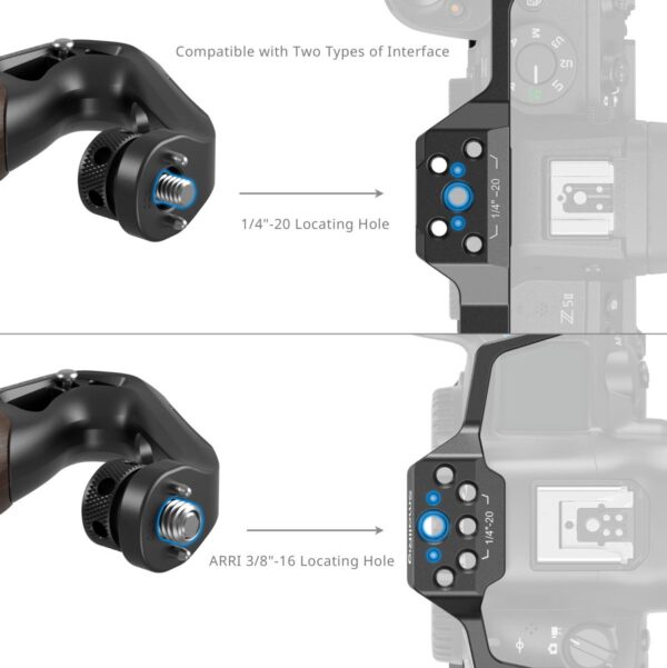 SmallRig 5252 Top Handle w/ Two-In-ONE Locating Screw