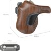 SmallRig 5161 Imagegrip Series Wooden Handle w/ Nato Clam...