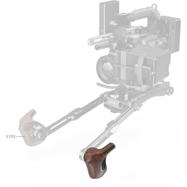 SmallRig 5162 Imagegrip Series Wooden Handle w/ ARRI Rose...