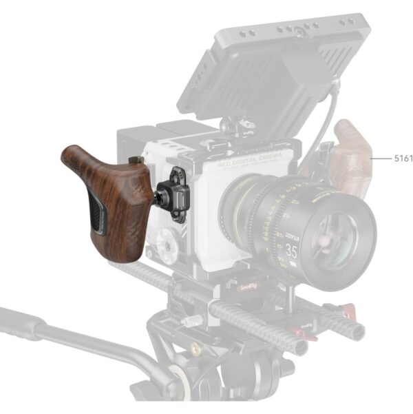 SmallRig 5192 Imagegrip Series Wooden Handle w/ Nato Clam...