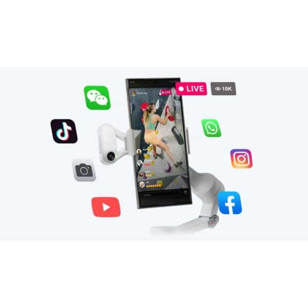 Insta360 Flow 2 AI Tracker Bundle / Stone Grey