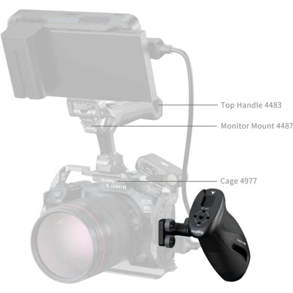 SmallRig 5194 Rotating Side Handle w/ 1/4-20 Screws
