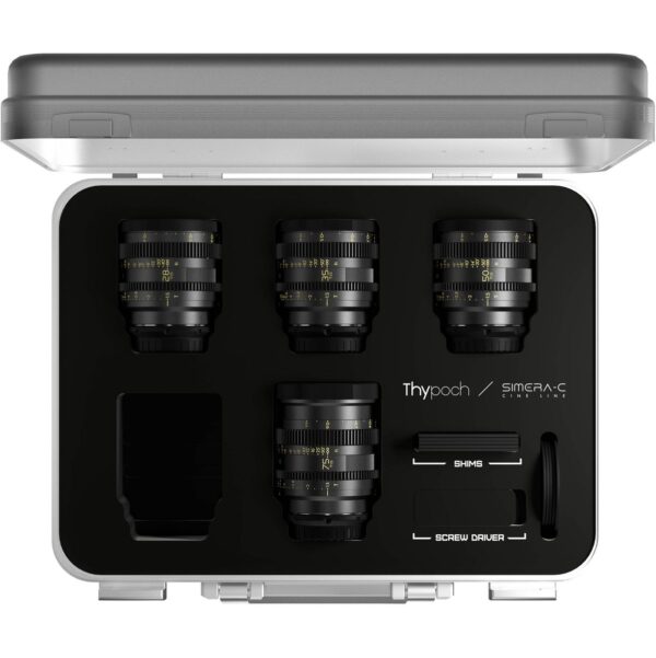 Thypoch FullFrame Cine Lens-4 Lens Kit Simera-C 28/35/50/75mm T1.5 E-Mount