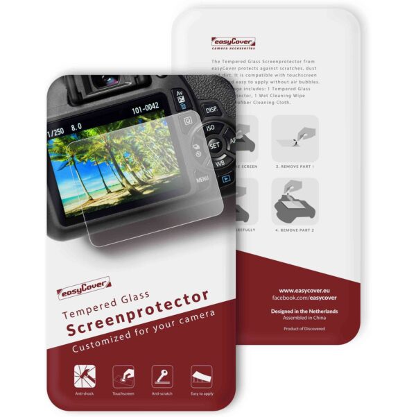 easyCover Glass Screen Protector For Canon R5 MkII