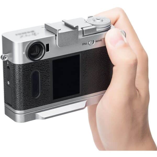 JJC HG Xhalf Silver Camera Hand Grip Fuji X Half