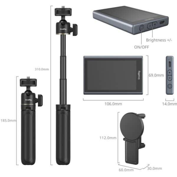SmallRig 4851B Wireless Video Monitor For Phone (Vlog Kit)