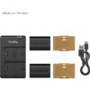 SmallRig 5408 Camera Battery And Charger Kit For Canon LP...